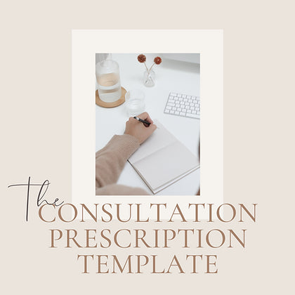 Consultation Prescription Template